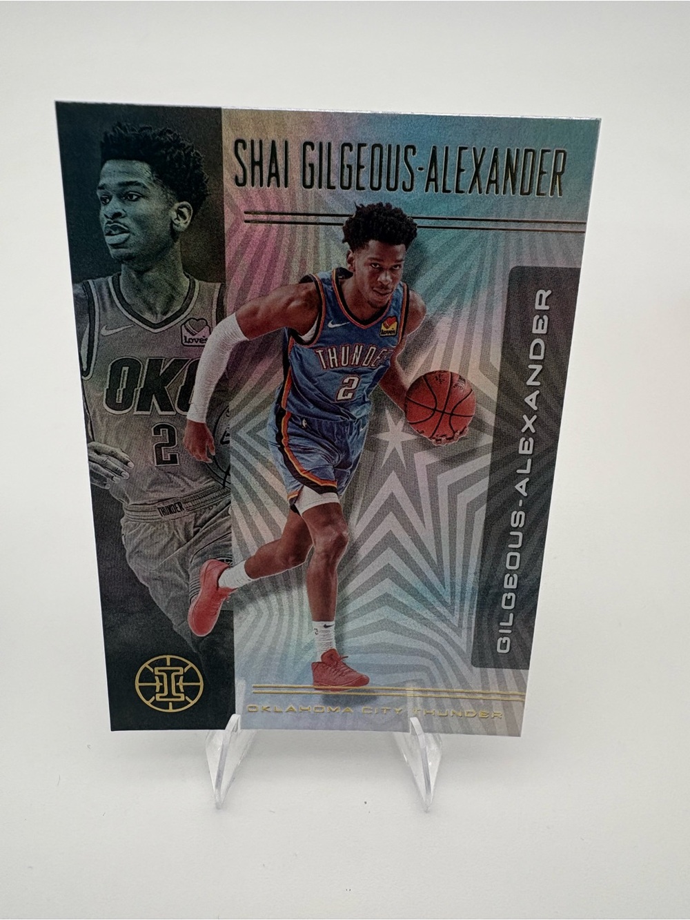 Shai Gilgeous-Alexander Thunder 5-Card Lot 🔥 2019 Prizm Green #122 PSA 9 🔥 - Picture 8 of 11